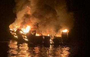На Одещині згоріла яхта депутата