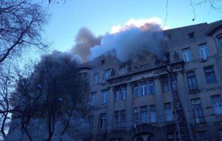 Відомі деталі пожежі коледжу в Одесі