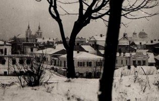 Ялинка, молодята або волинське місто взимку 100 років тому (фото)