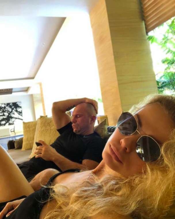 Ілля Ківа з Катериною Мазур на відпочинку