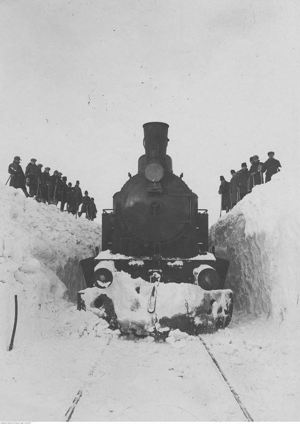 Залізна дорога Тернопіль-Ланівці, зима 1929 р.