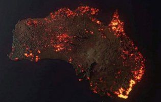 Карта «масштабу» пожеж у Австралії виявилася фейком