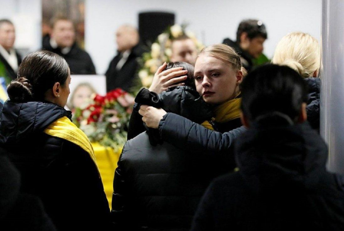 У Києві поховали загиблих в Ірані українців