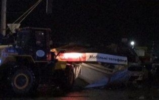 Поліція повідомила про постраждалих під час нічного демонтажу «Центрального ринку» в Луцьку