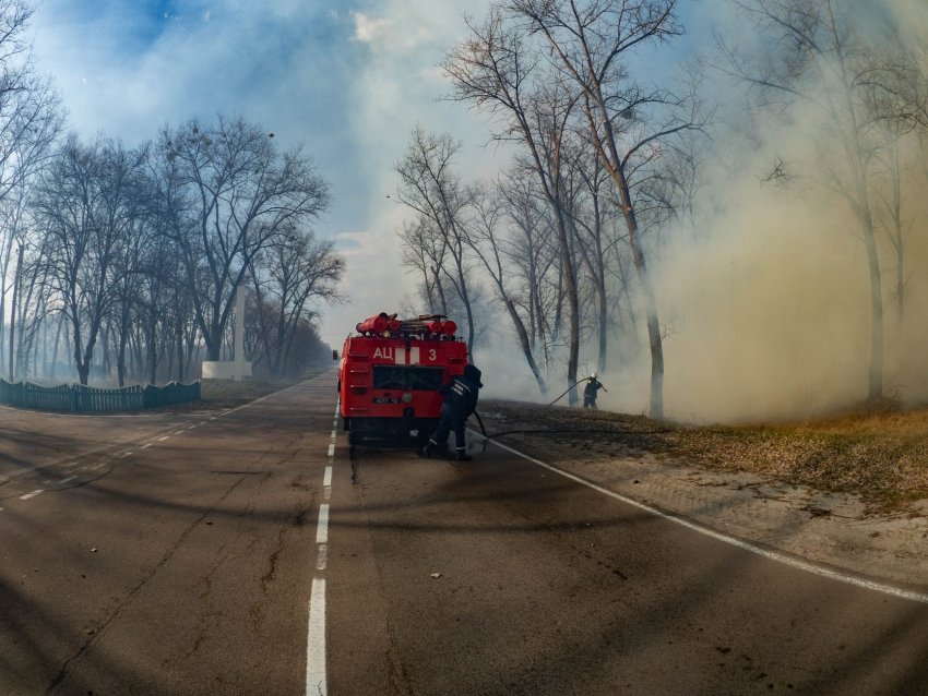 Пожежі у Чорнобильській зоні відчуження