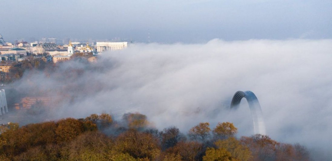 Забруднене повітря з Києва переміщується в інші області