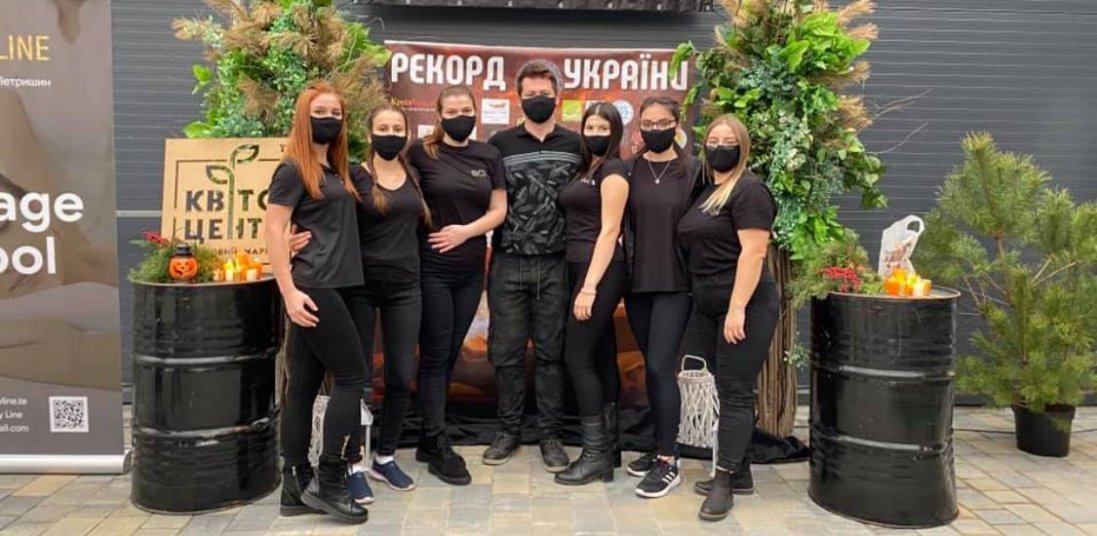 Волинянка стала учасницею встановлення рекорду України з вогняного масажу