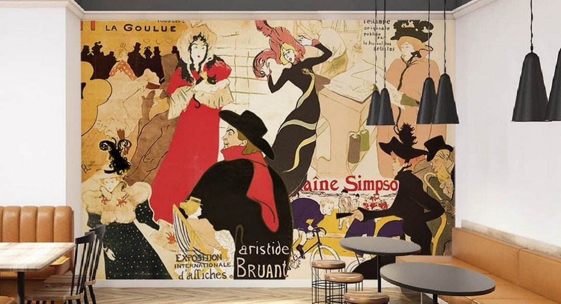 Винтажные фотообои