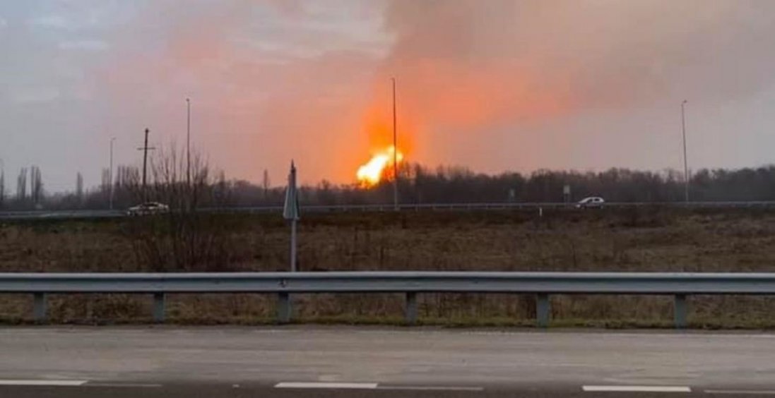 На Полтавщині аварія  на газопроводі: прогримів потужний вибух