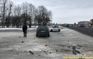 Лобова аварія біля Луцька: постраждали троє людей