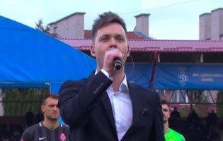 На фіналі Кубку України з футболу співак з Волині заспівав гімн