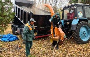 Підгайцівські комунальники відновлюють парк біля Луцької райлікарні