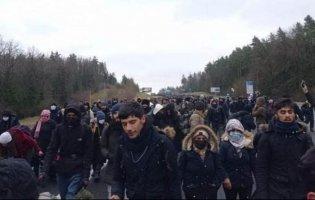 До Польщі з Білорусі вирушили колони мігрантів: Польща скликає війська