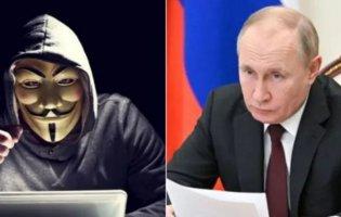 «Пора заткнути рота  Путіну його ж брудними грошима», - хакерське угруповання Anonymous пригрозило Путіну