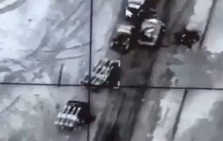 Байрактар спопелив колону російської техніки на Житомирщині