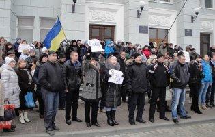 У Бердянську люди вийшли проти російських солдат