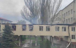 На Донеччині росіяни обстріляли з «Ураганів» травматологічну лікарню