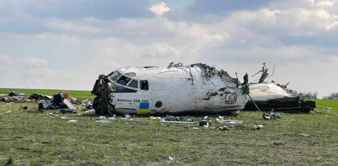 Падіння літака в Запорізькій області: опублікували перше фото