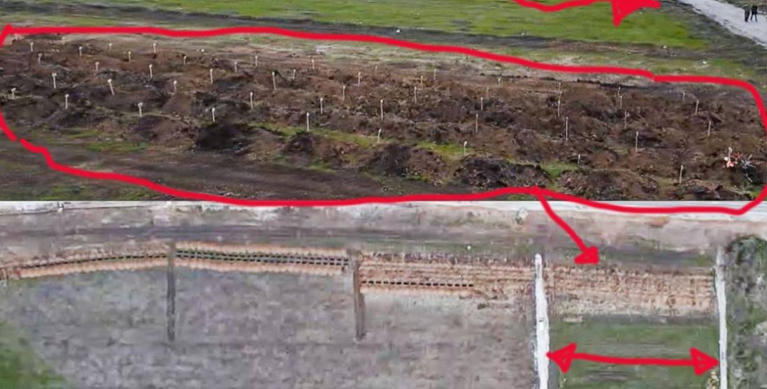 Під Маріуполем у братській могилі поховано від 3 до 9 тисяч осіб