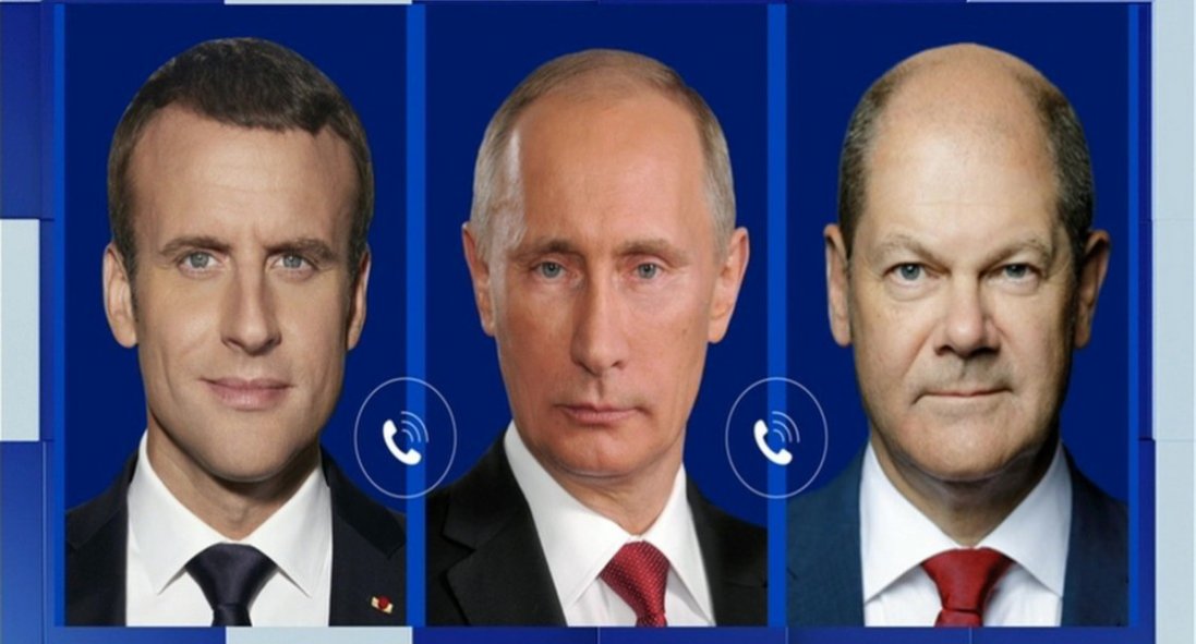 Путін, Шольц і Макрон півтори години обговорювали війну в Україні