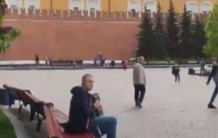 «Ой, у лузі червона калина» пролунала біля кремля