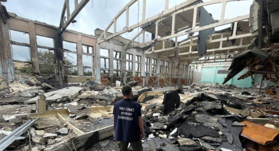 У Харкові росіяни розгромили спорткомплекс одного з вишів