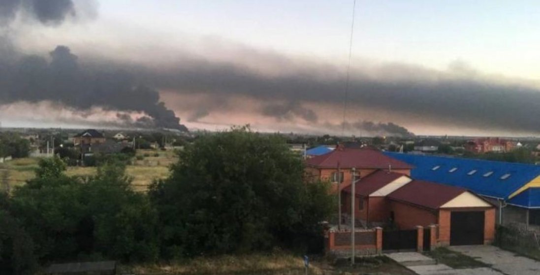 В  окупованому Мелітополі ЗСУ нанесли  потужного удару по аеродрому, де знаходилися росіяни