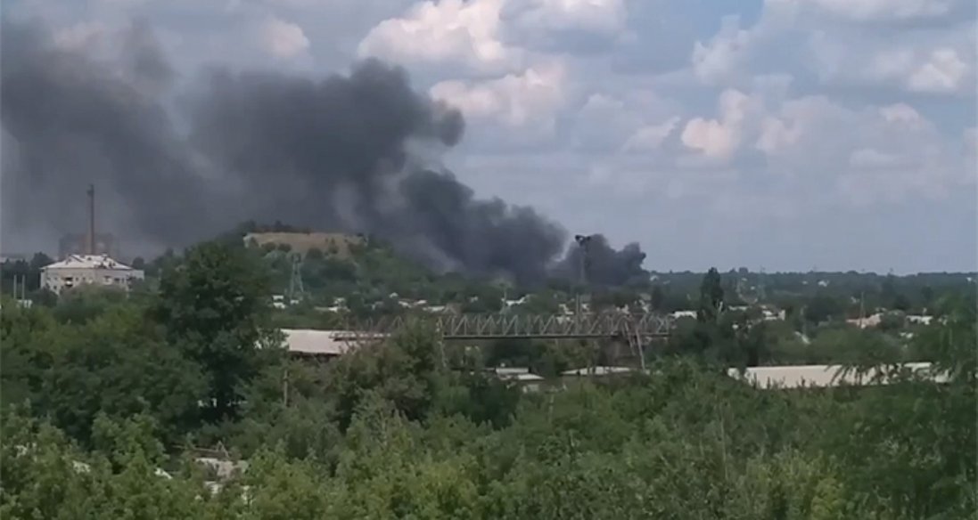 У Донецьку вибухнув склад боєприпасів росіян