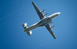 У Білорусь прилетів найбільший у світі турбогвинтовий транспортний літак