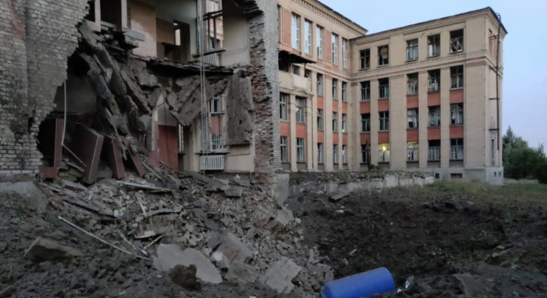 На Донеччині росіяни зруйнували ще одну школу