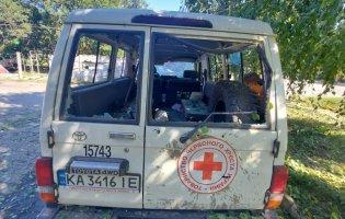 У Слов’янську росіяни обстріляли базу «Червоного Хреста»