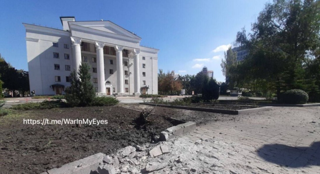 У центрі Донецька пролунали вибух