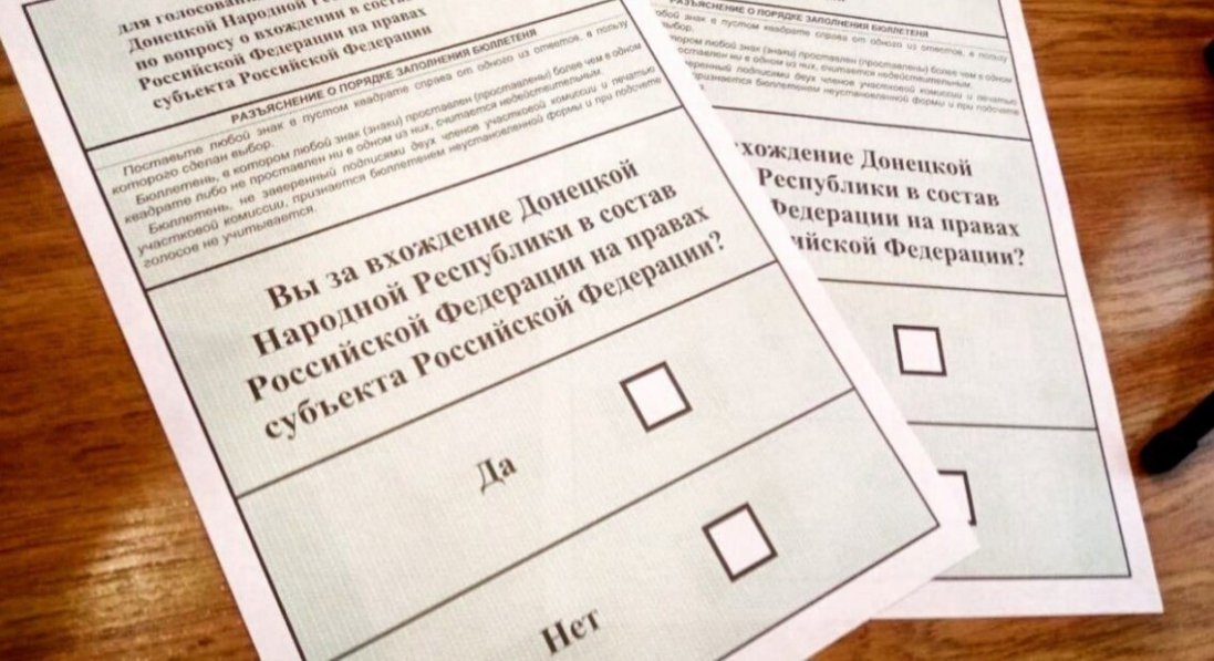 На окупованих територіях України почалися псевдореферендуми