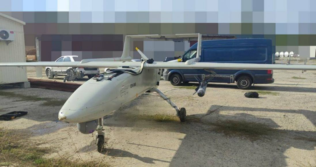 Українські захисники збили іранський дрон «Мохаджер-6»