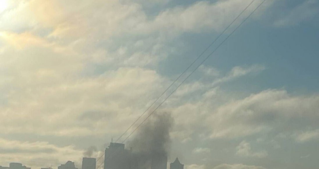 Вибухи в Києві: ракета впала в районі пам'ятника Грушевському