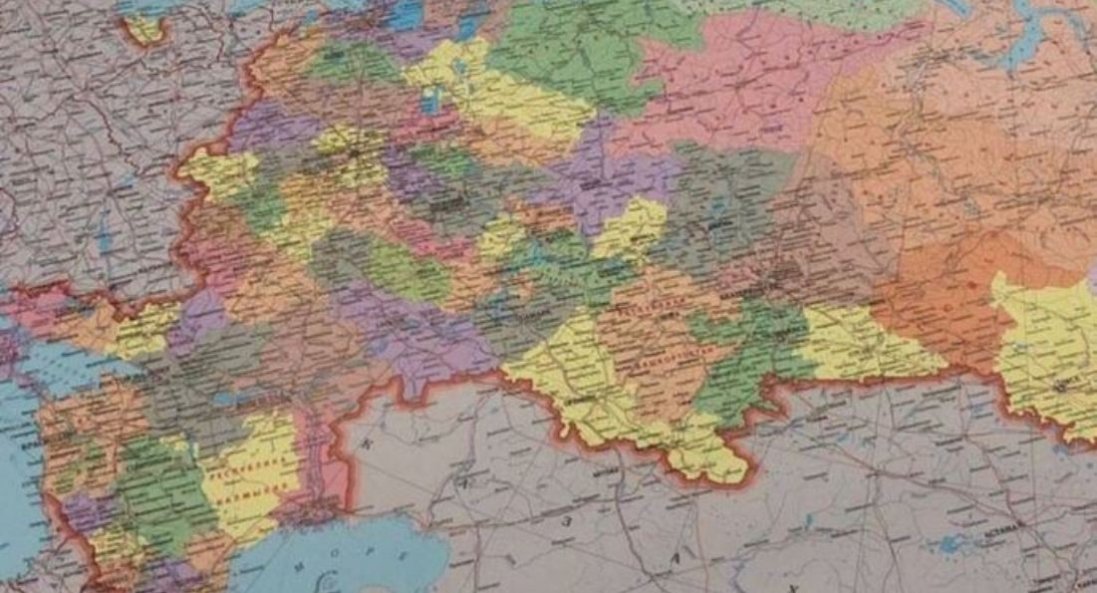На росії випустили карти з анексованими територіями України