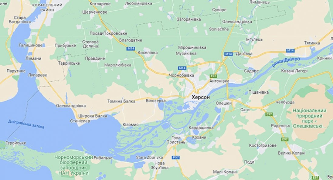 У Херсоні росіяни перевезли свою «владу» на лівий берег