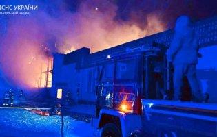 Пожежа на Старому ринку в Луцьку: вигоріло близько 400 квадратів