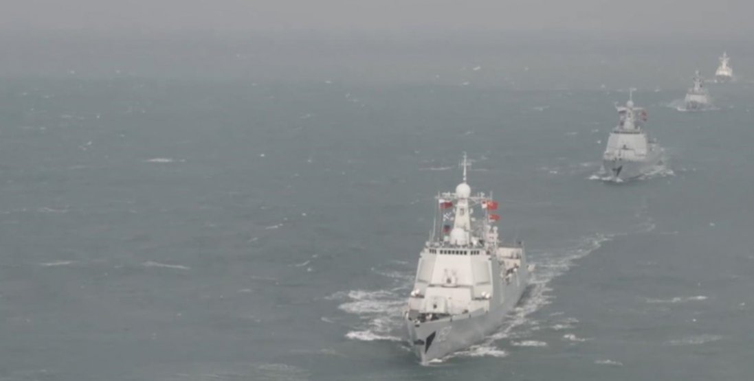 Китай і росія почали військово-морські навчання