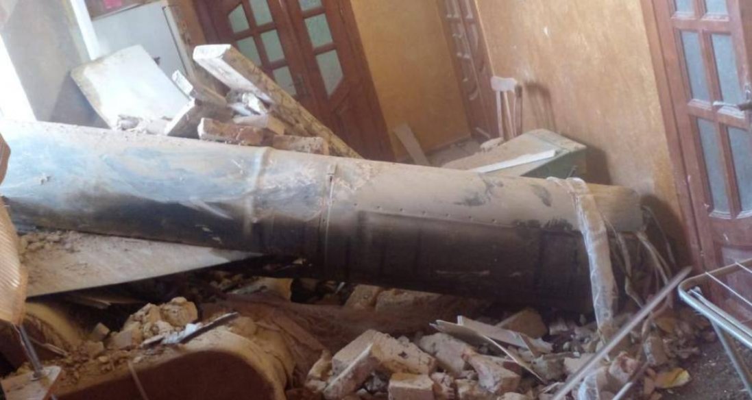 На Франківщині ракета влетіла в будинок і не вибухнула