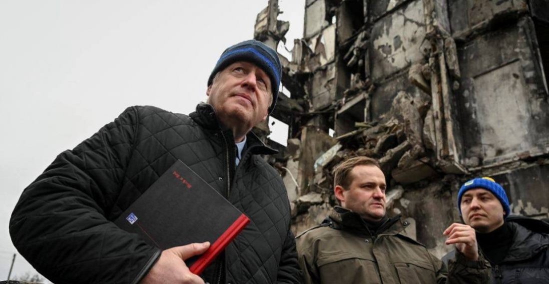 До України прибув Джонсон