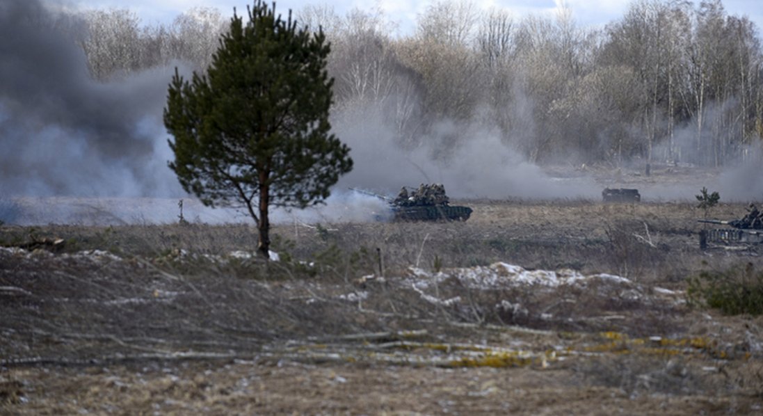 Біля ЧАЕС українські військові тренувалися відбивати наступ з білорусі