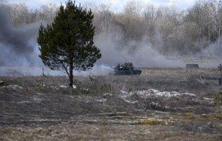 Біля ЧАЕС українські військові тренувалися відбивати наступ з білорусі