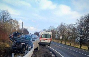 На Волині п'яний водій зніс відбійник