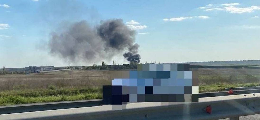 Біля Сімферополя на прикордонній базі росіян стався вибух