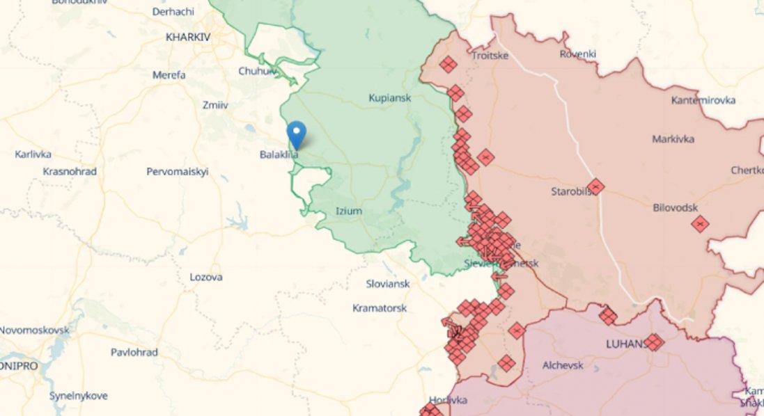 На Харківщині окупанти влучили ракетою по автопарку в Балаклії: є постраждалі