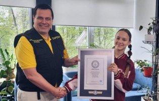 Рекорд Книги Гіннеса вдруге встановила 12-річна одеситка