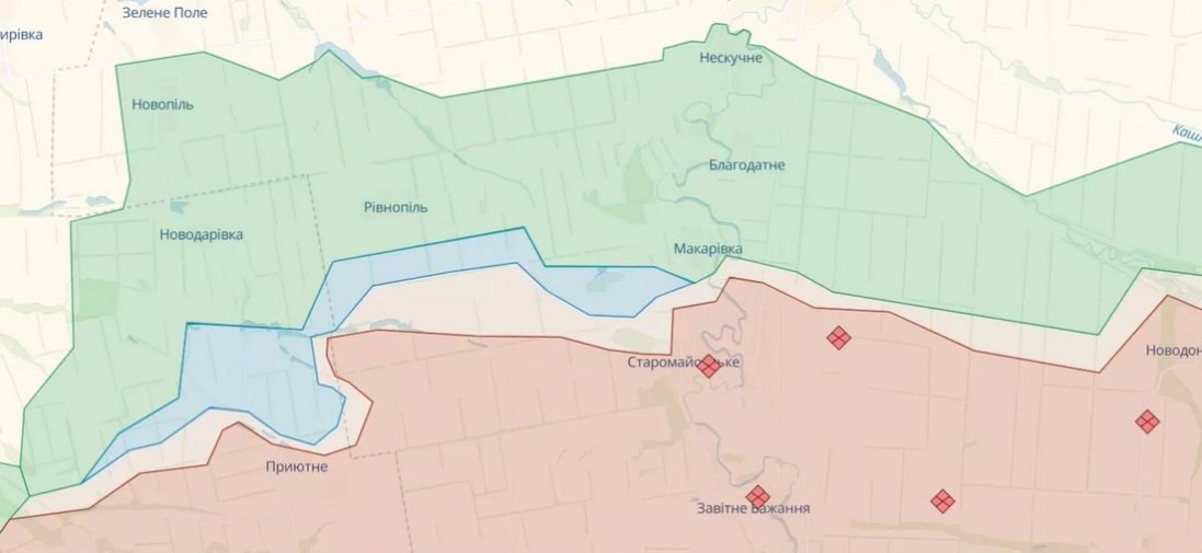 У напрямку Старомайорського захисники мають успіх