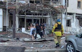 Обстріл готелю в Запоріжжі: що відомо