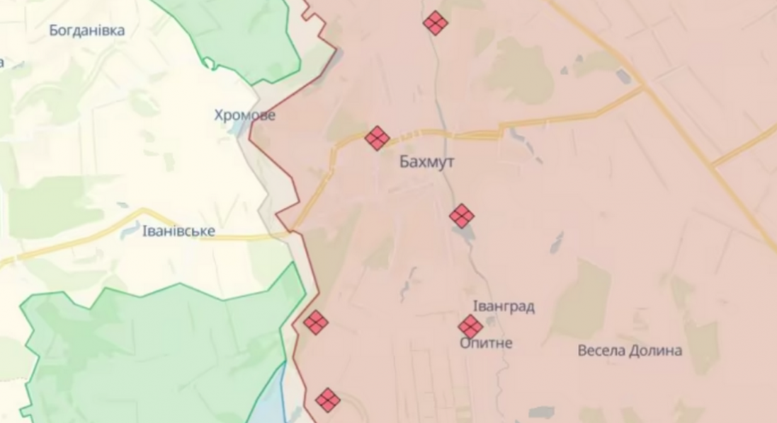 На флангах Бахмута звільнили 3 кв.км